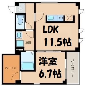 グランレーヴ金山 間取り図