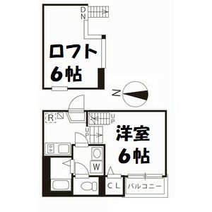 ハーモニーテラス松園 間取り図