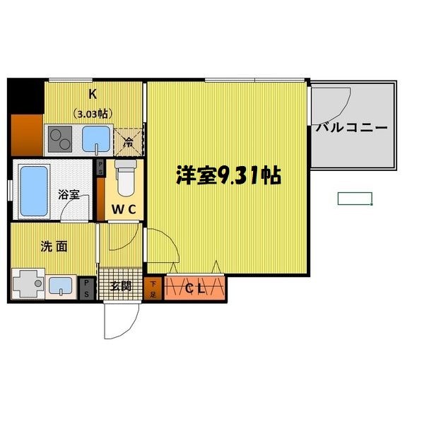 プランベイム滝子通 間取り図