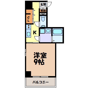 ビオラ名駅西 間取り図