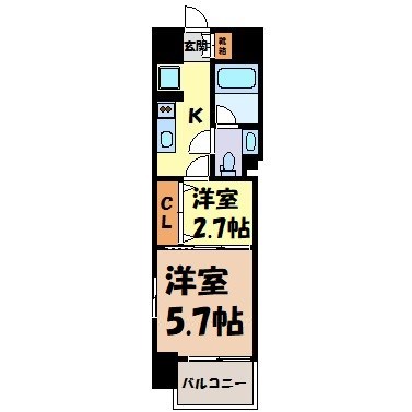ブランシエスタ泉 間取り図