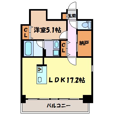 ポルタニグラ大須 間取り図