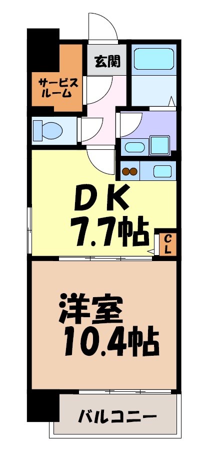 Willdo太閤通 間取り図