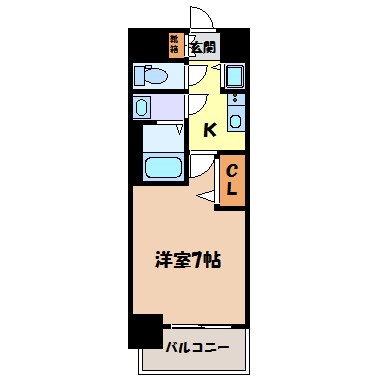 プレサンスジェネ丸の内 間取り図