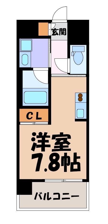 エスポアール泉 間取り図