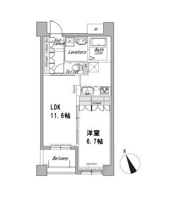 パークアクシス白壁 間取り図