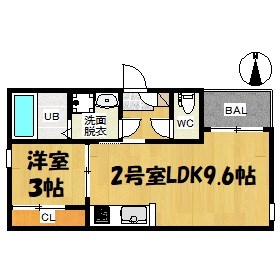 REGALEST名西 間取り図