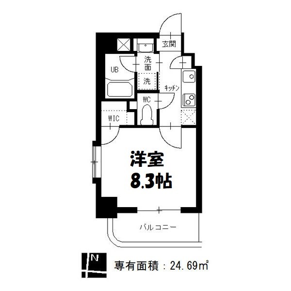 タウンライフ名駅 間取り図