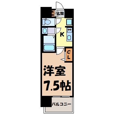 プレサンス大須観音 間取り