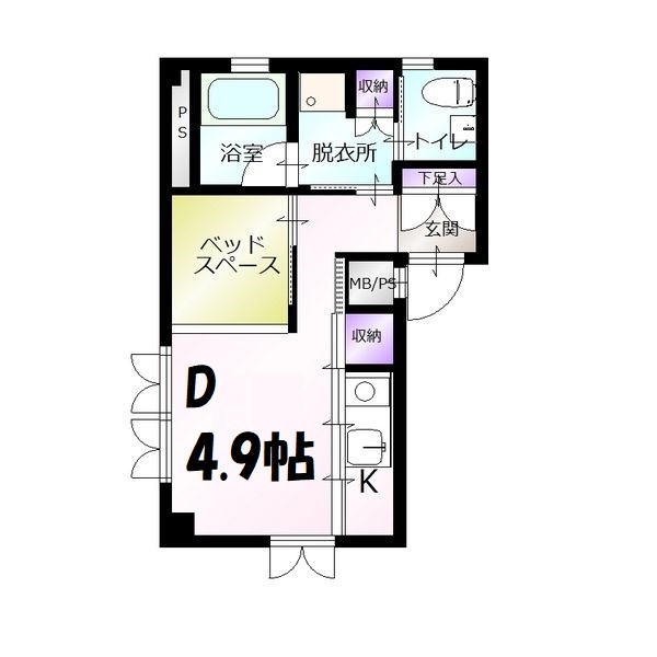Plumeria鶴舞 間取り図