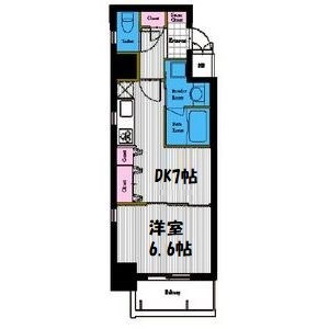 レジディア高岳 間取り図