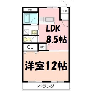 生駒マンション 間取り図