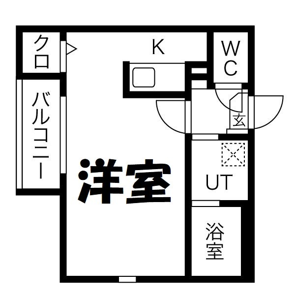 グランコンフォール米野Ⅱ 間取り図
