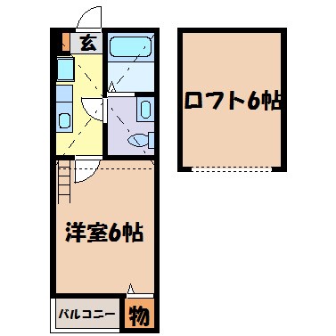 フロール尾頭橋 間取り図