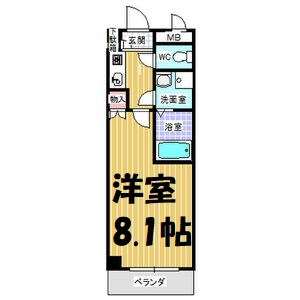 アベニール佃 間取り図