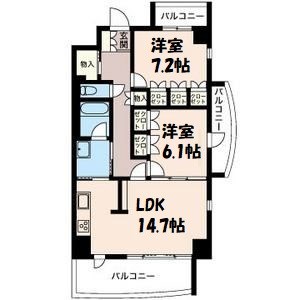 サムティレジデンス名城公園 間取り図