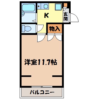 ヒルズ山花 間取り図