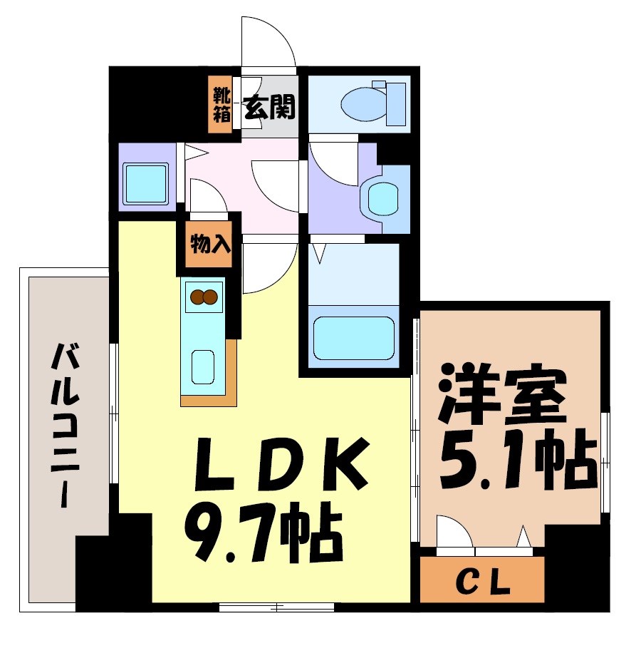 プレサンス金山デュアル 間取り