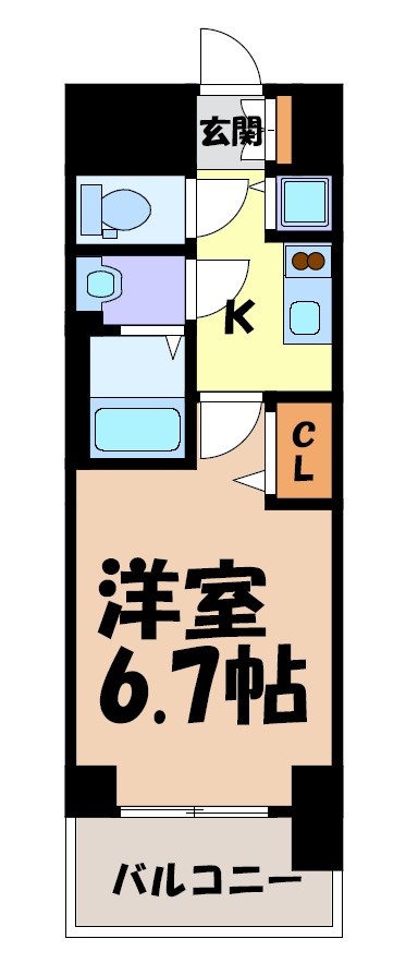 プレサンス金山デュアル 間取り図