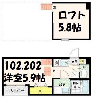 Grande鶴舞 間取り図