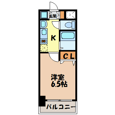 プレサンス名古屋STATIONアブソリュート 間取り図