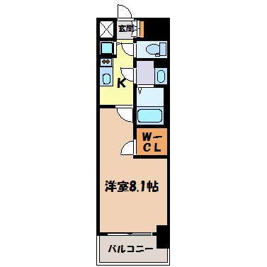 プレサンスジェネ丸の内 間取り