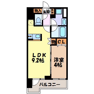 エスティメゾン東別院 間取り図