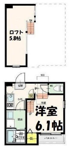 La ciel菊井 間取り