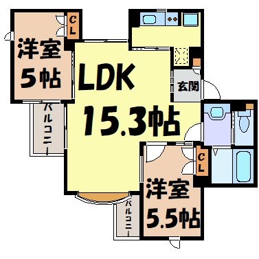 ＣａｓＣａｄｅ 間取り図