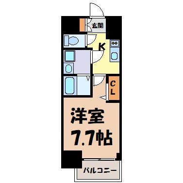 プレサンス桜通ザ・タイムズ 間取り図