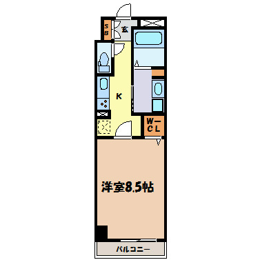 カスタリア新栄Ⅱ 間取り図