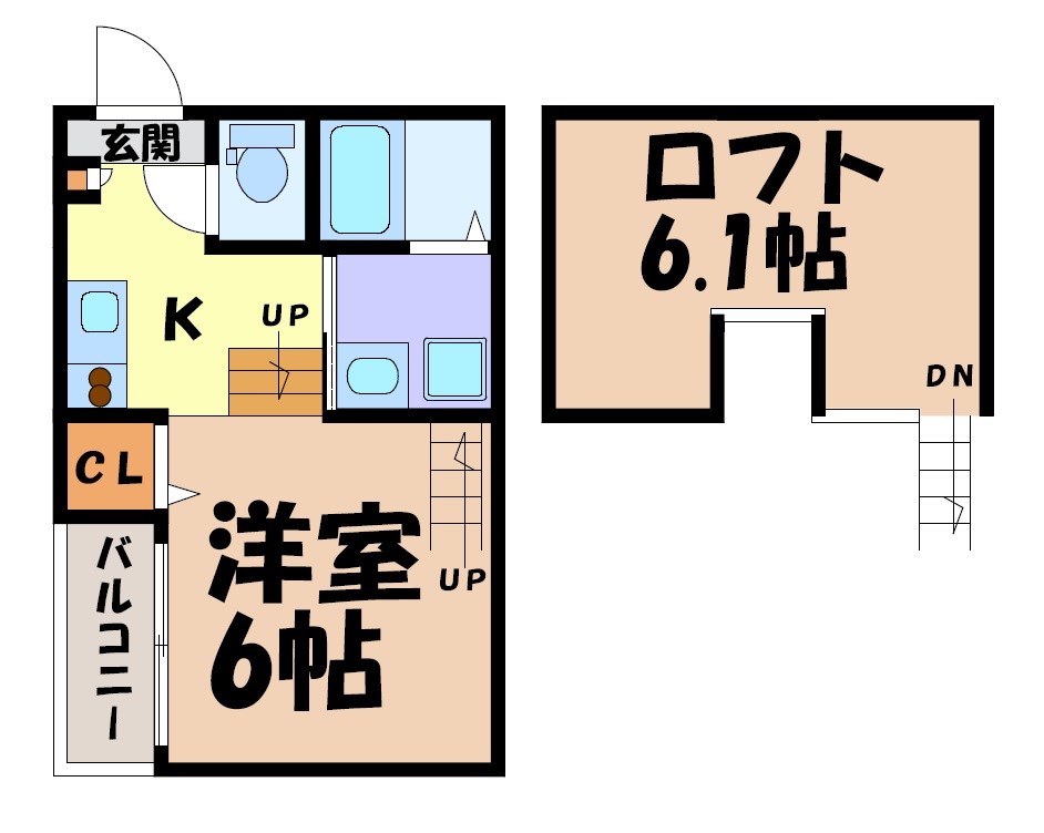 グリーンリーフ名城清水 間取り図