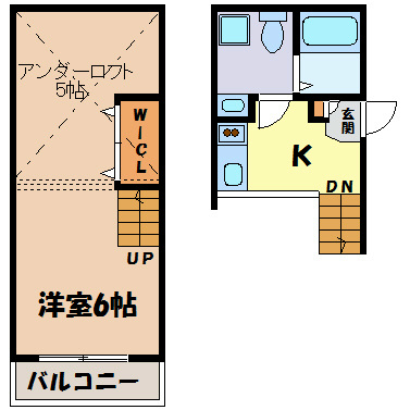 Grandole志賀本通Ⅱ 間取り図