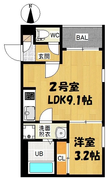 REGALEST平安通 間取り図