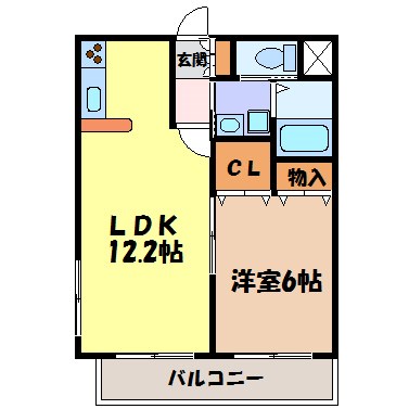 マーブルⅡ 間取り図