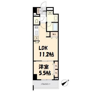グランルクレ新栄イースト 間取り図