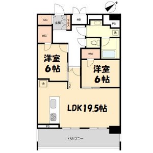 グランルクレ新栄イースト 間取り図