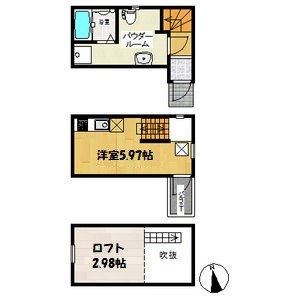 アースクエイク井戸田 間取り図