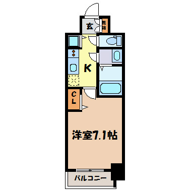 プレサンス金山コネクト 間取り図