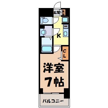 プレサンス上前津フィット 間取り図