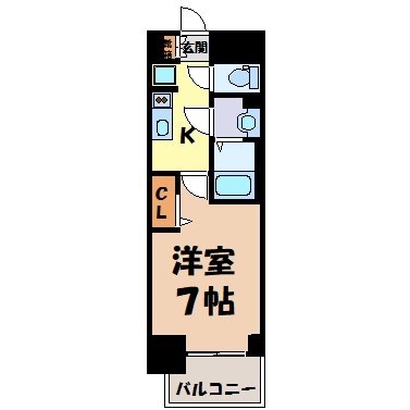 プレサンス上前津フィット 間取り図