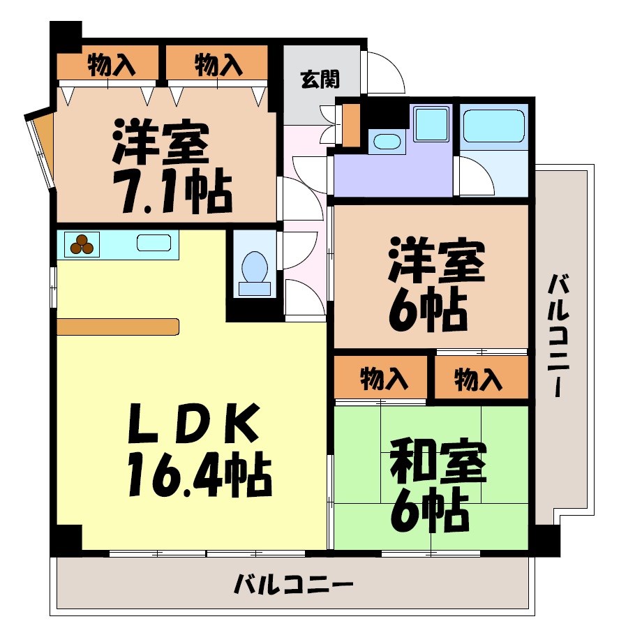レグノ・アレッタ 間取り図