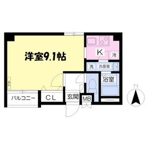 クレサス千種.ｍ 間取り図
