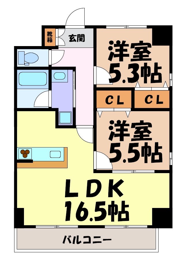 フォレスタ阿由知 間取り図