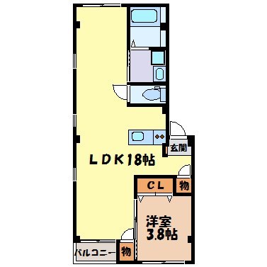 グランレーヴ東別院WEST 間取り