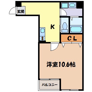 フラシア新栄町 間取り図