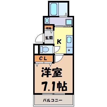 ラフィーネ志賀本通 間取り図