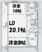 グラン・アベニュー名駅 間取り図