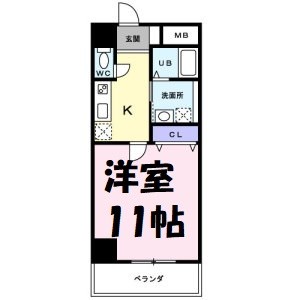コートモーリス新道 間取り図