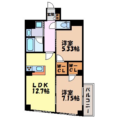 ベルカーサ西大須 間取り図